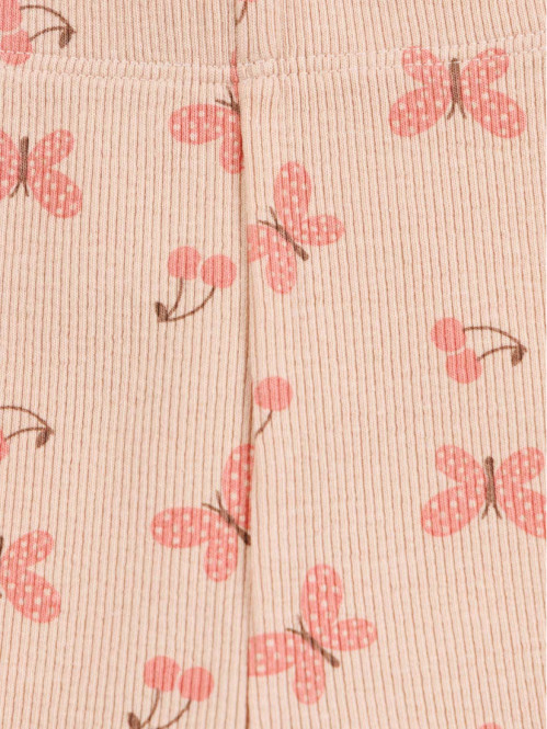 Legging côtelé papillon...