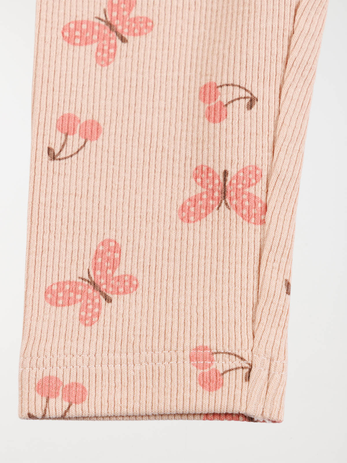Legging côtelé papillon fille (3-36M)