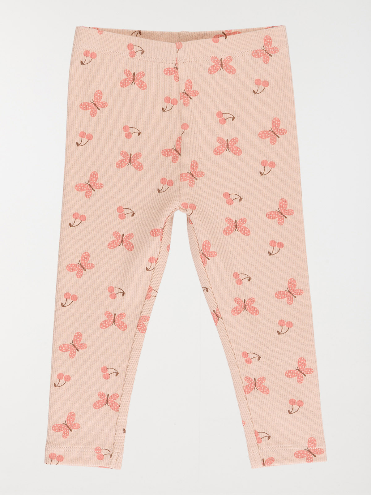 Legging côtelé papillon fille (3-36M)