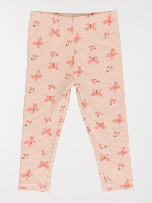 Legging côtelé papillon fille (3-36M)