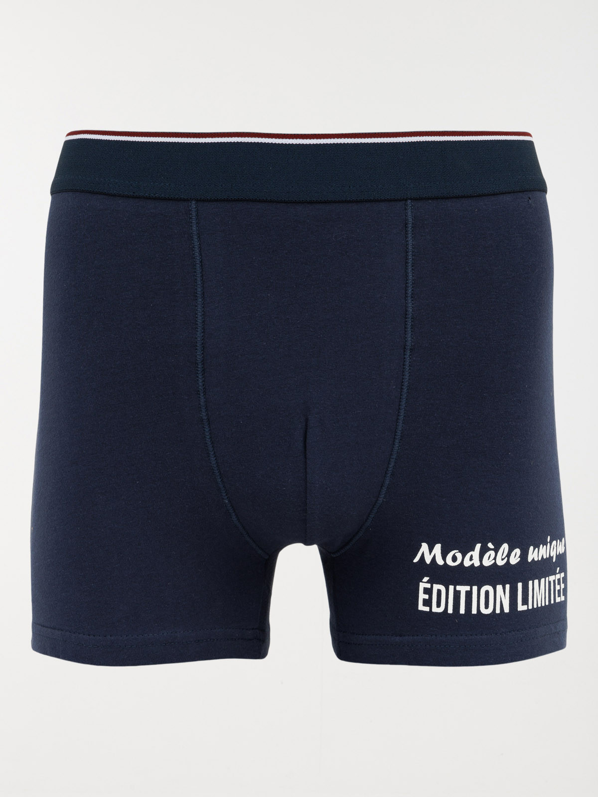 Boxer message modèle unique homme