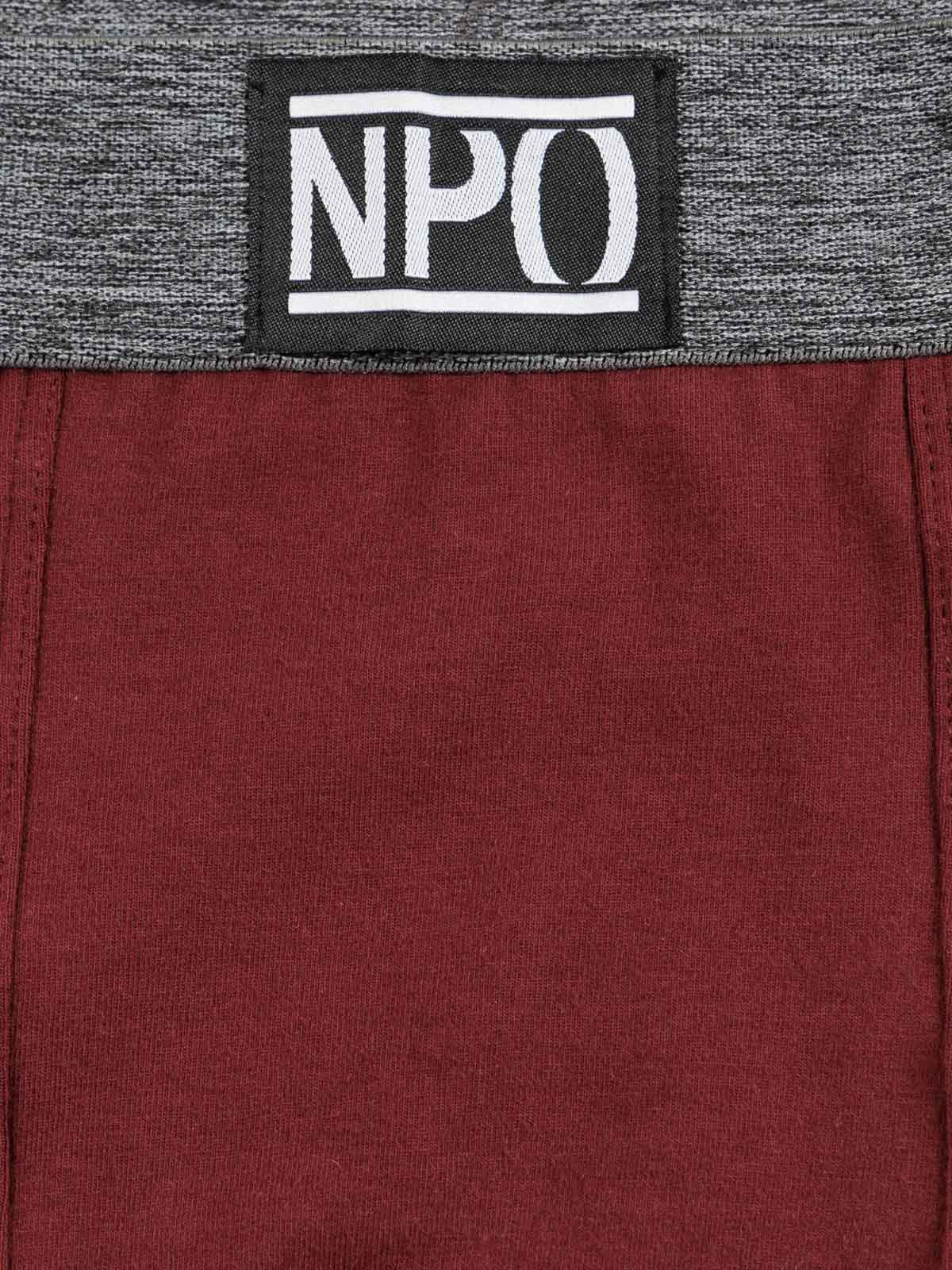 Lot de 3 boxers bordeaux homme Lot de 3 boxers bordeaux homme