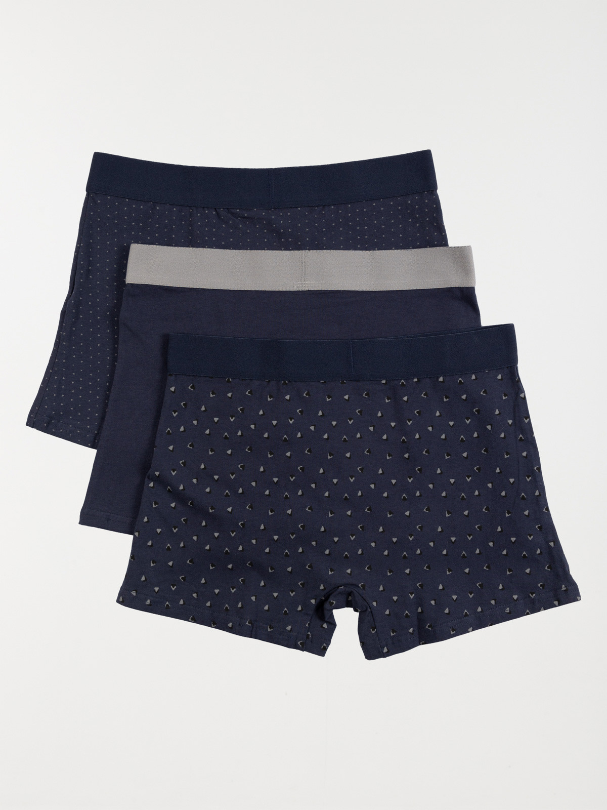 Lot de 3 boxers marine homme