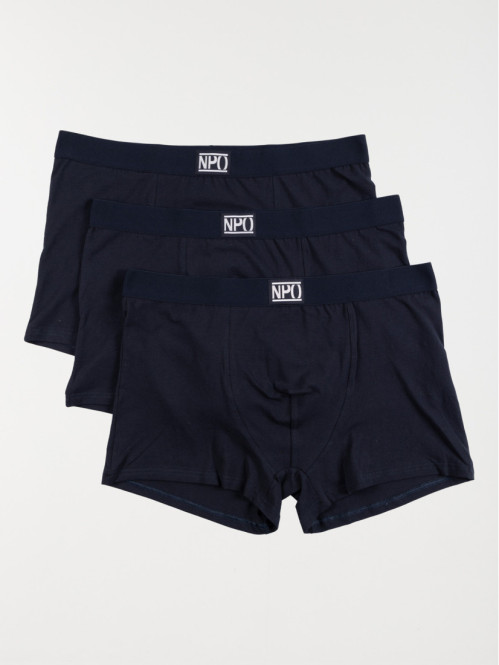 Lot de 3 boxers homme grande taille