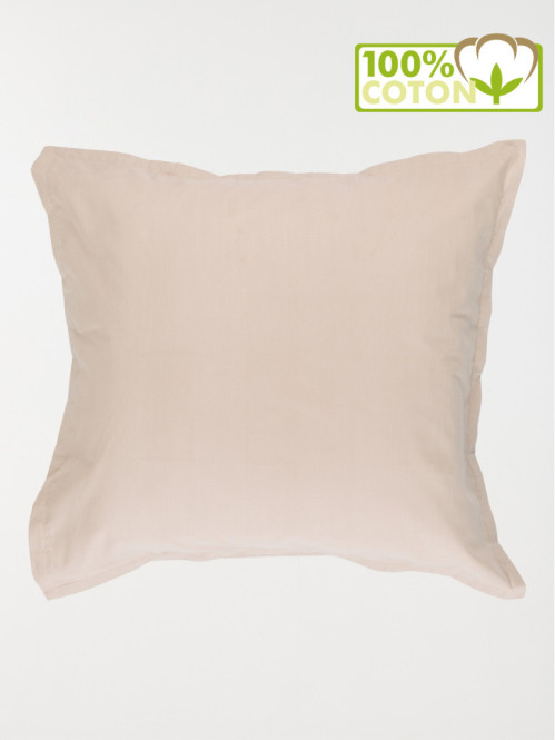 Taie d'oreiller 65 x 65 cm sable