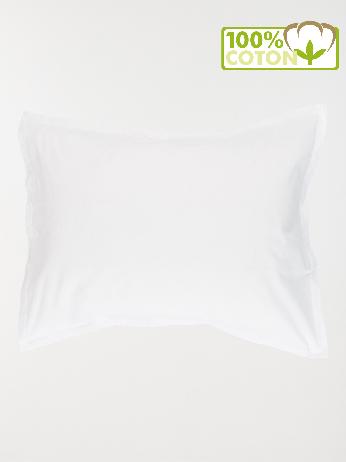 Taie d'oreiller 55x70 cm blanc