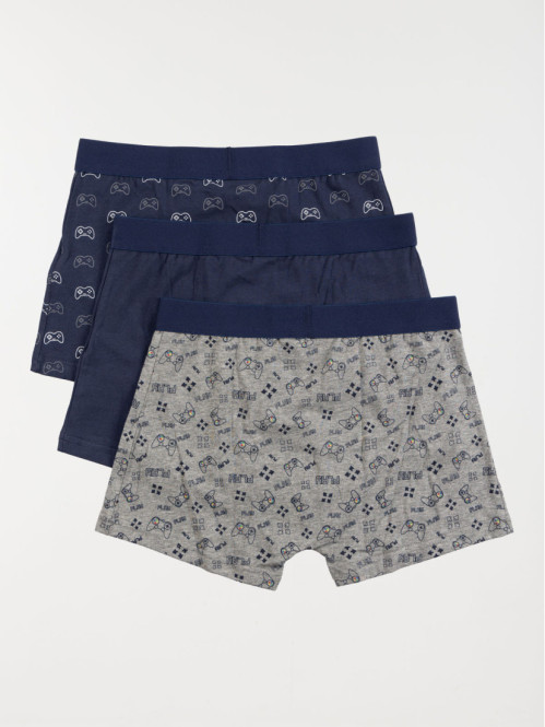 Lot de 3 boxers game over...