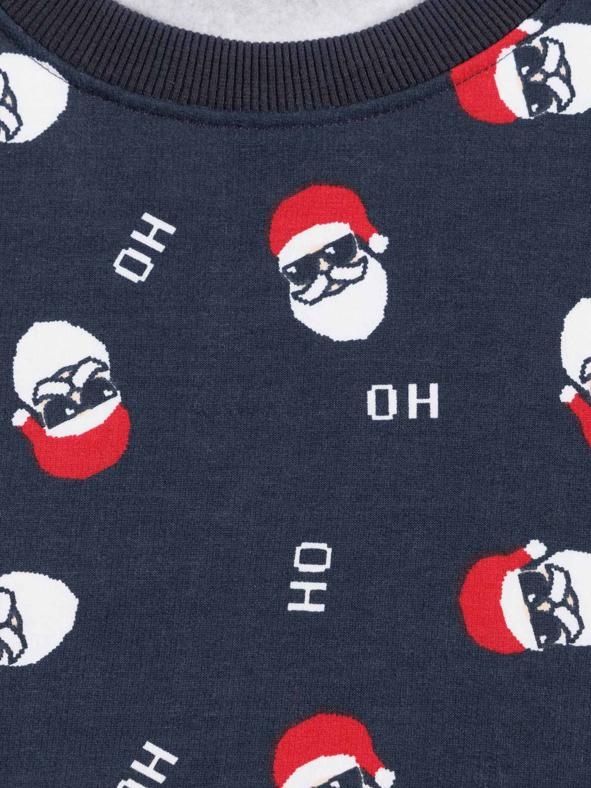 Sweat à Capuche De Noël Pour Enfants - Imprimé Renne Et Motifs Festifs - Polaire Douce - Pour Filles Et Garçons