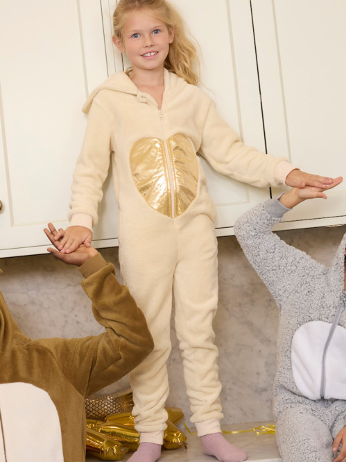 Combinaison zippée capuche fille (3-12A)