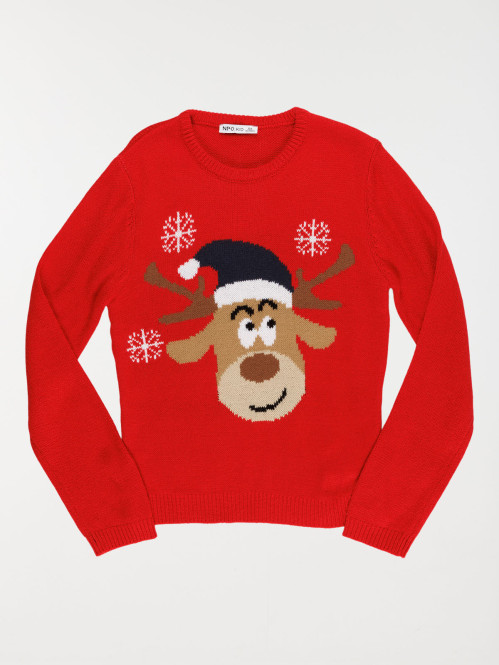 Pull de Noël garçon (3-12A)