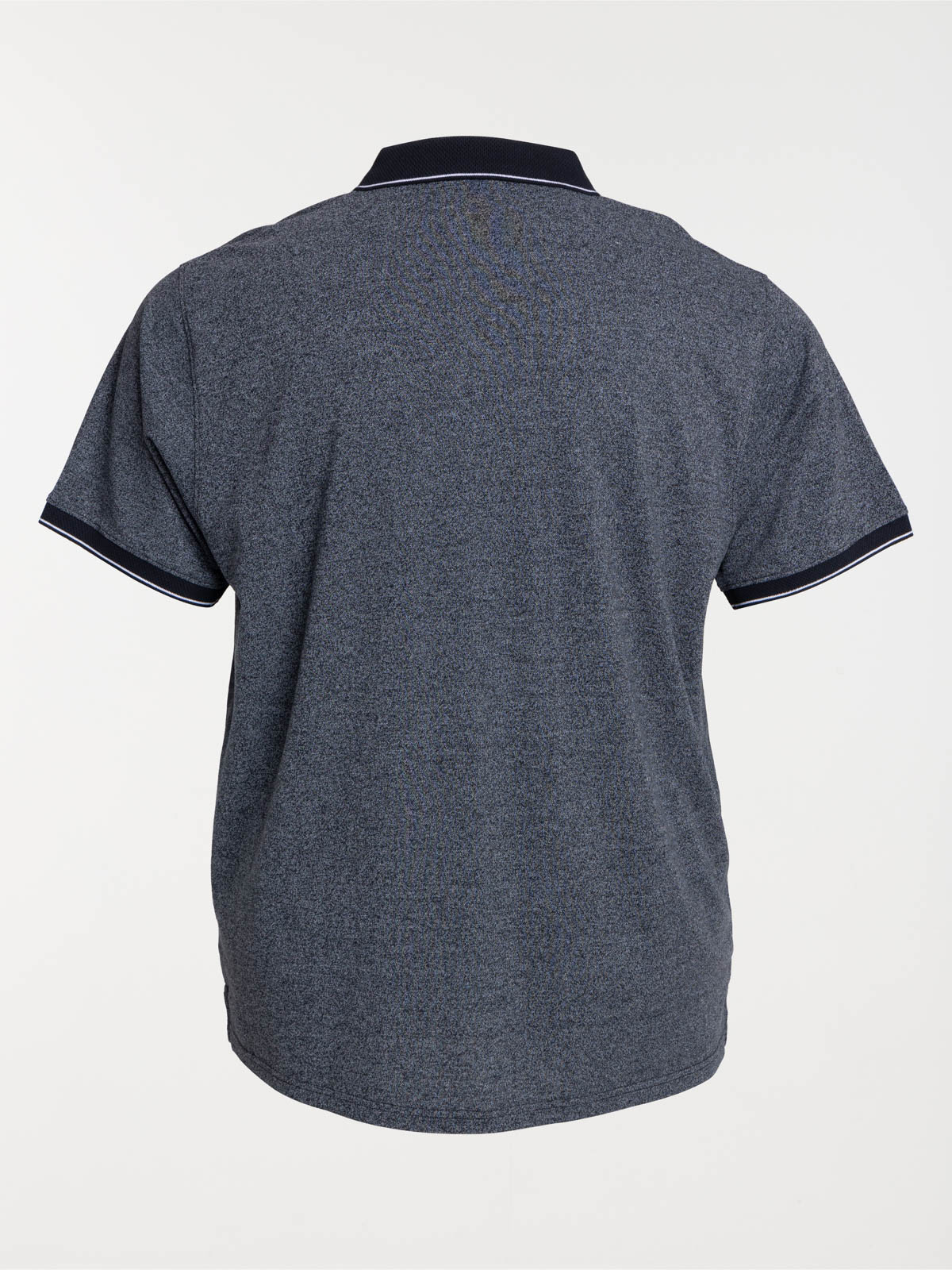 Polo noir grande taille homme