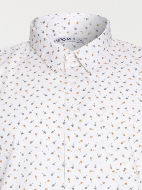 Chemisette imprimée grande taille homme