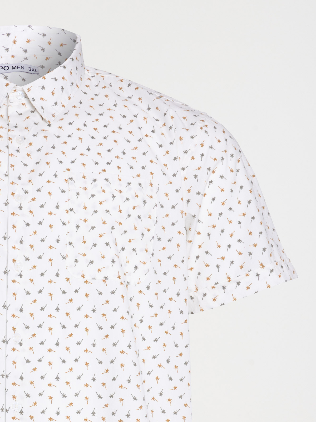 Chemisette imprimée grande taille homme
