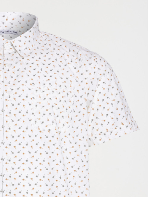 Chemisette imprimée grande taille homme