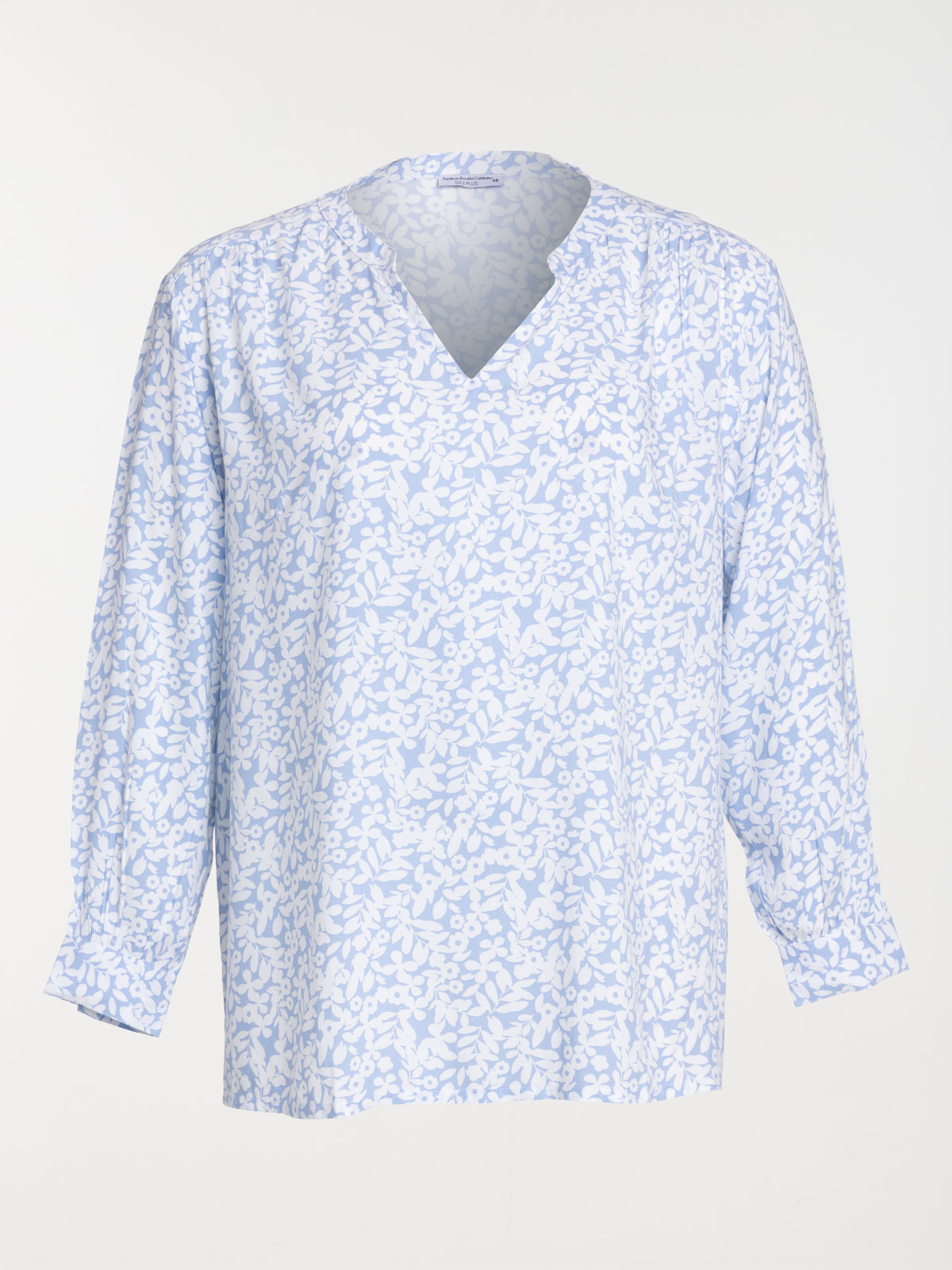 Blouse fleurie grande taille femme