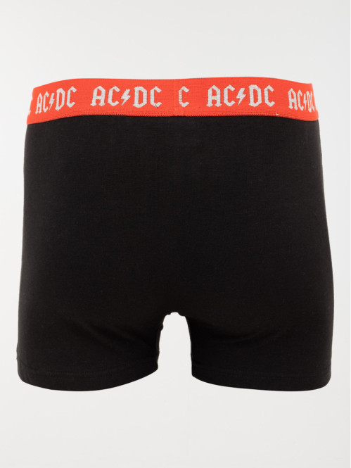 Boxer ACDC homme noir