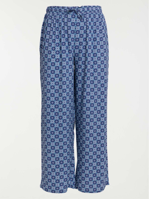 Bas de pyjama motif grande taille femme
