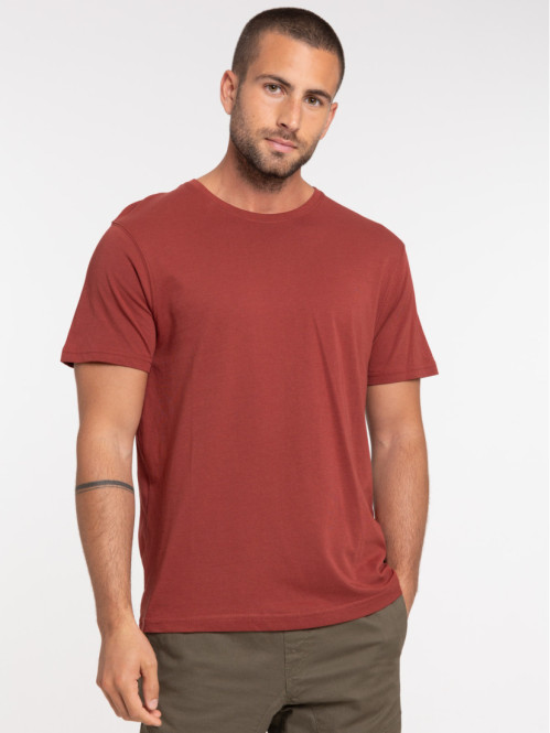 T-shirt homme col rond rougie