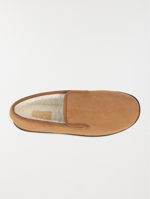 Pantoufles marron homme...