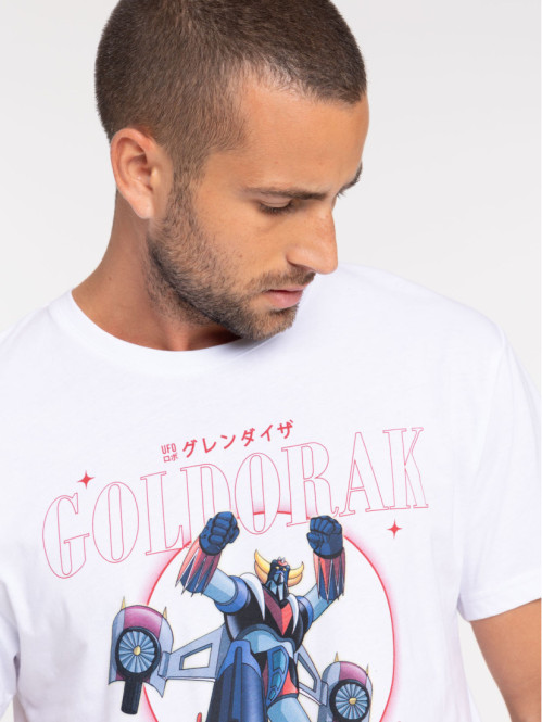 T-shirt blanc Goldorak homme