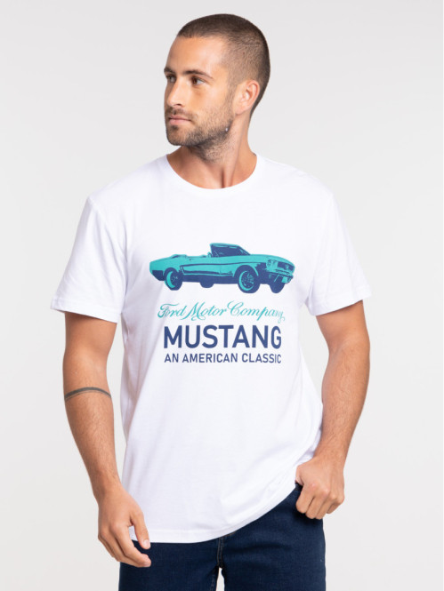 T-shirt blanc Ford Mustang...