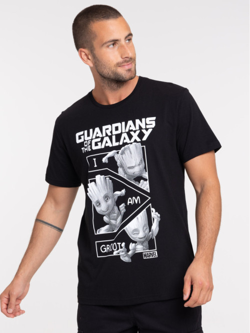 T-shirt guardians galaxy noir homme