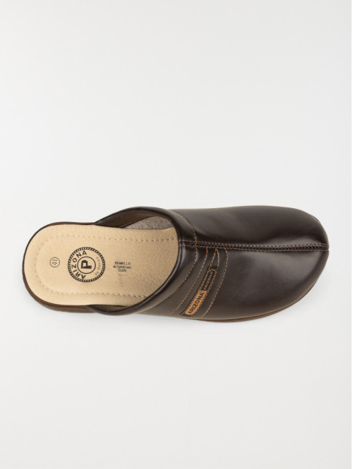 Chausson sabot homme marron...