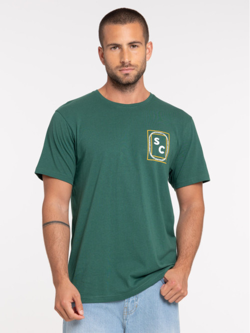 T-shirt vert imprimé homme T-shirt vert imprimé homme