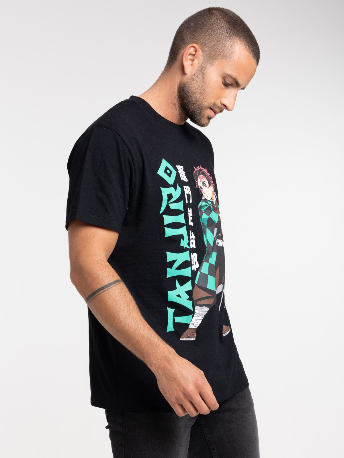 Tee-shirt Demon slayer Tanjiro homme Tee-shirt Demon slayer Tanjiro homme