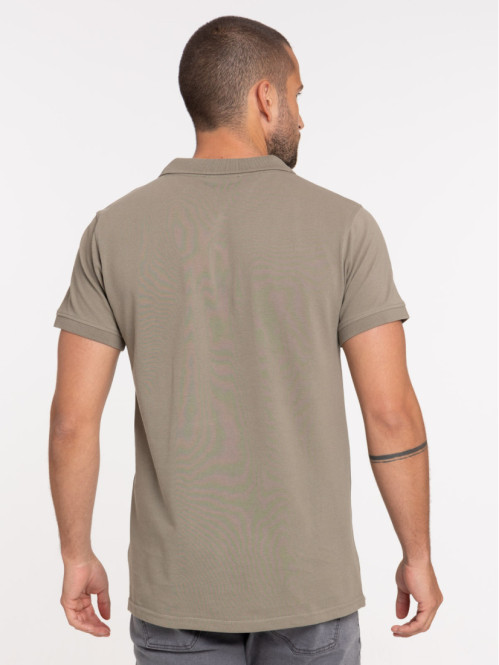 Polo basique homme coloris tilleul Polo basique homme coloris tilleul