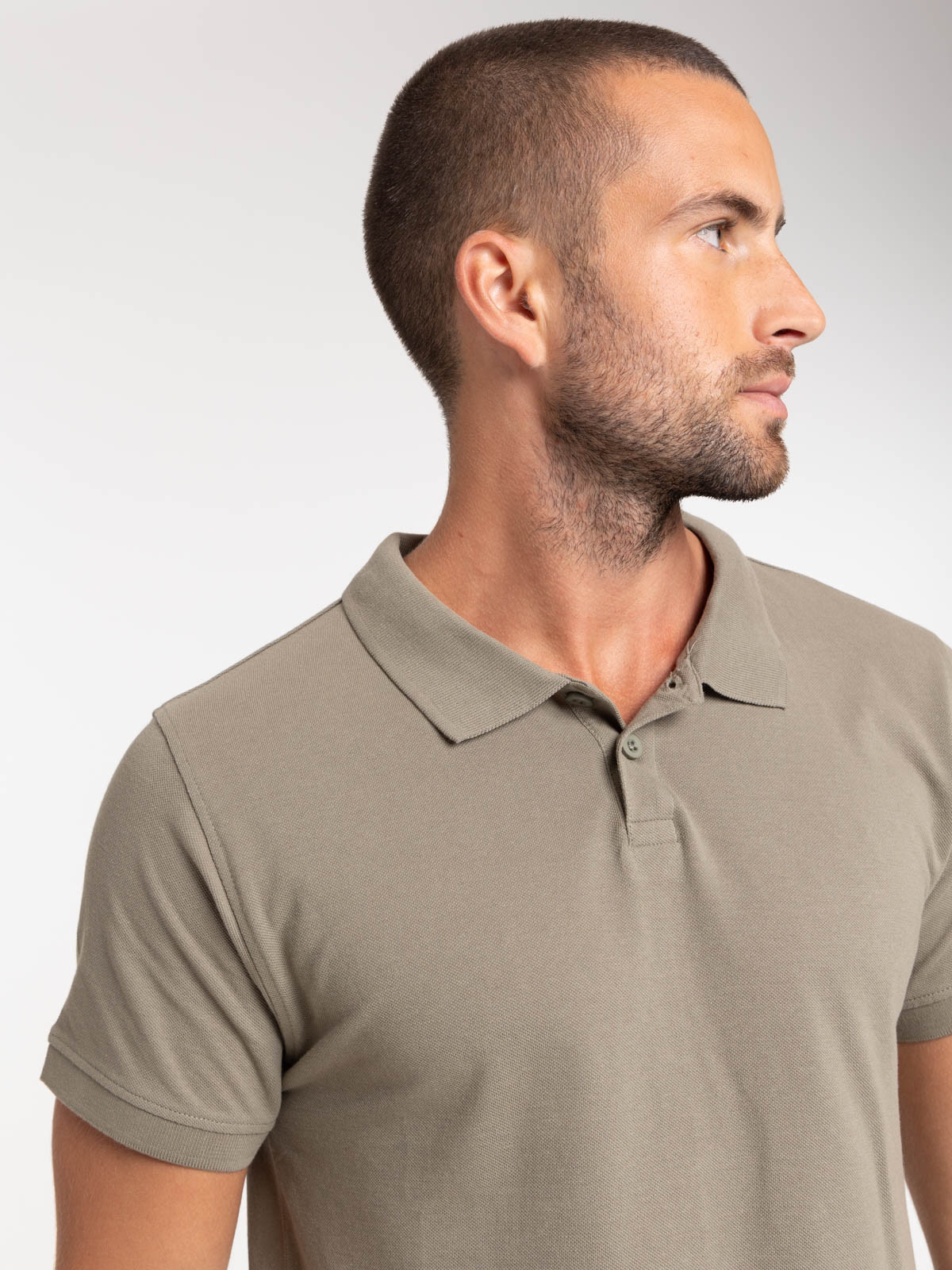 Polo basique homme coloris tilleul Polo basique homme coloris tilleul
