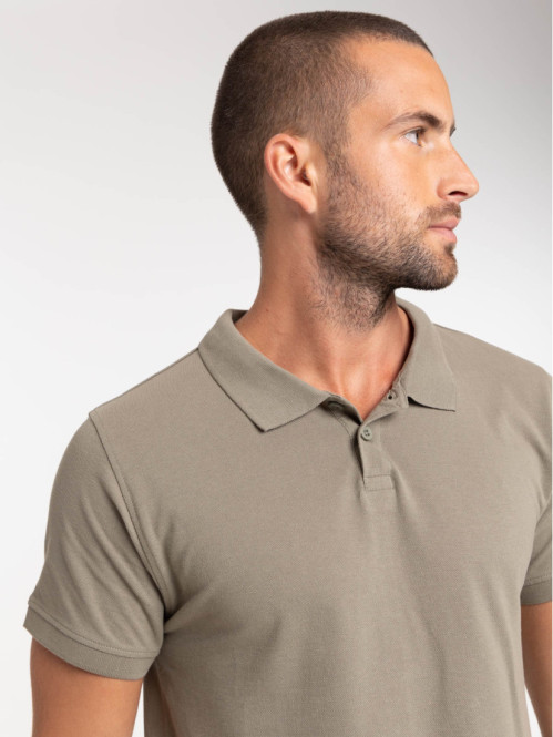 Polo basique homme coloris tilleul Polo basique homme coloris tilleul