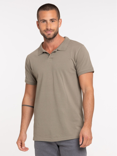 Polo basique homme coloris tilleul