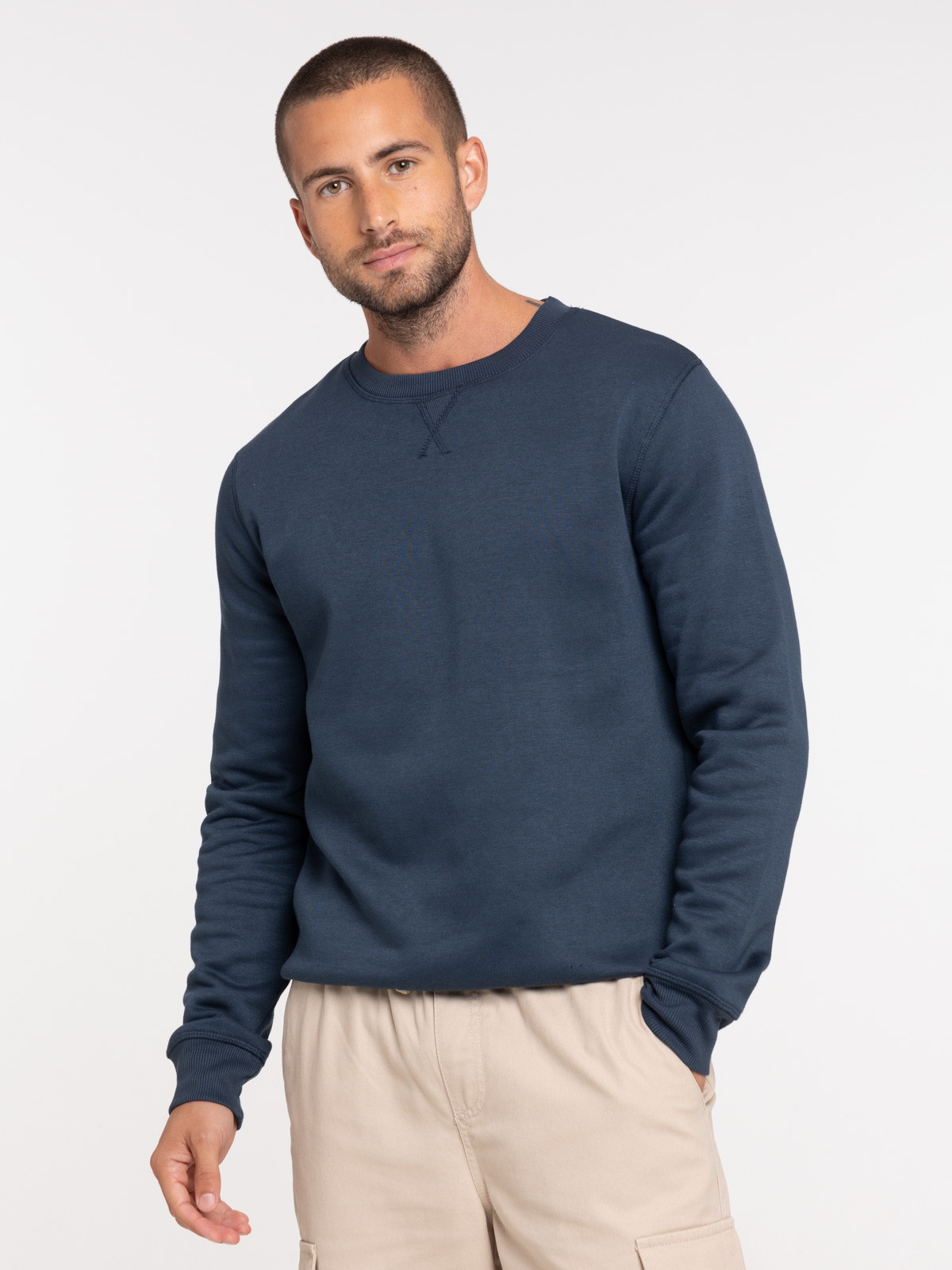 Sweat bleu nuit homme