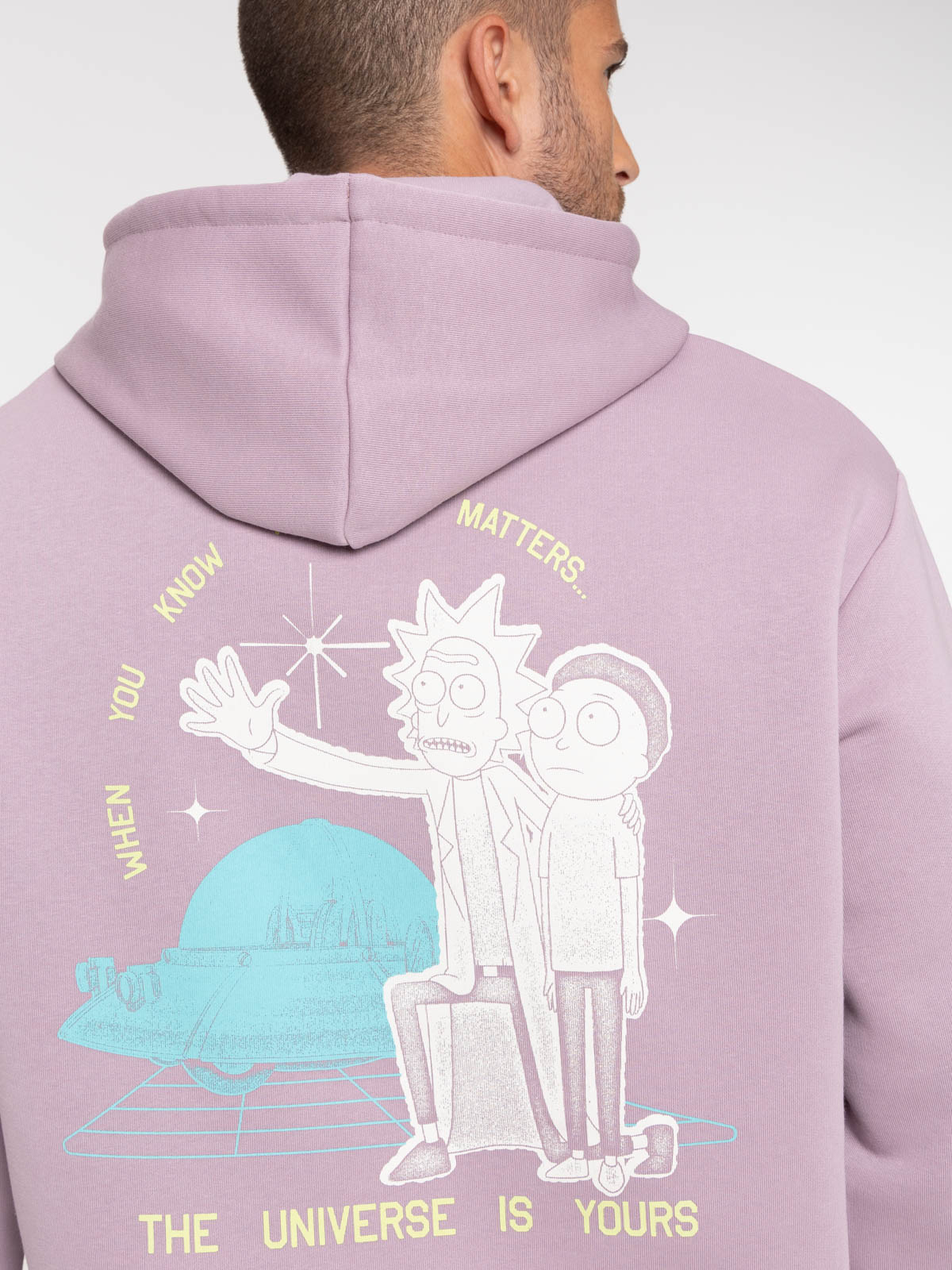 Sweat capuche Rick et Morty homme Sweat capuche Rick et Morty homme
