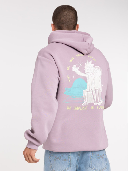 Sweat capuche Rick et Morty homme