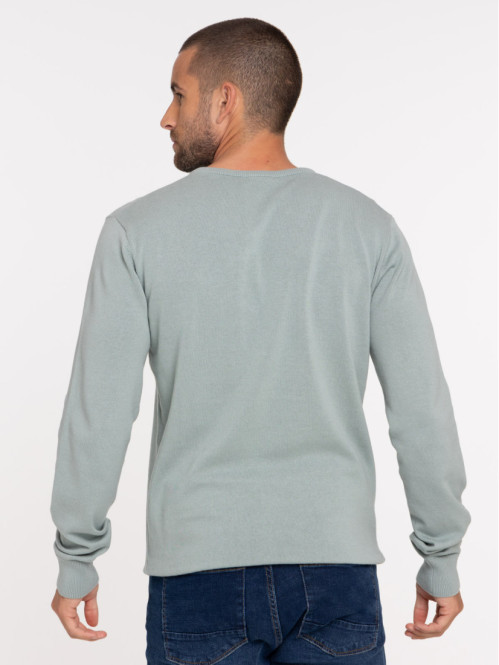 Pull col V silver blue homme Pull col V silver blue homme