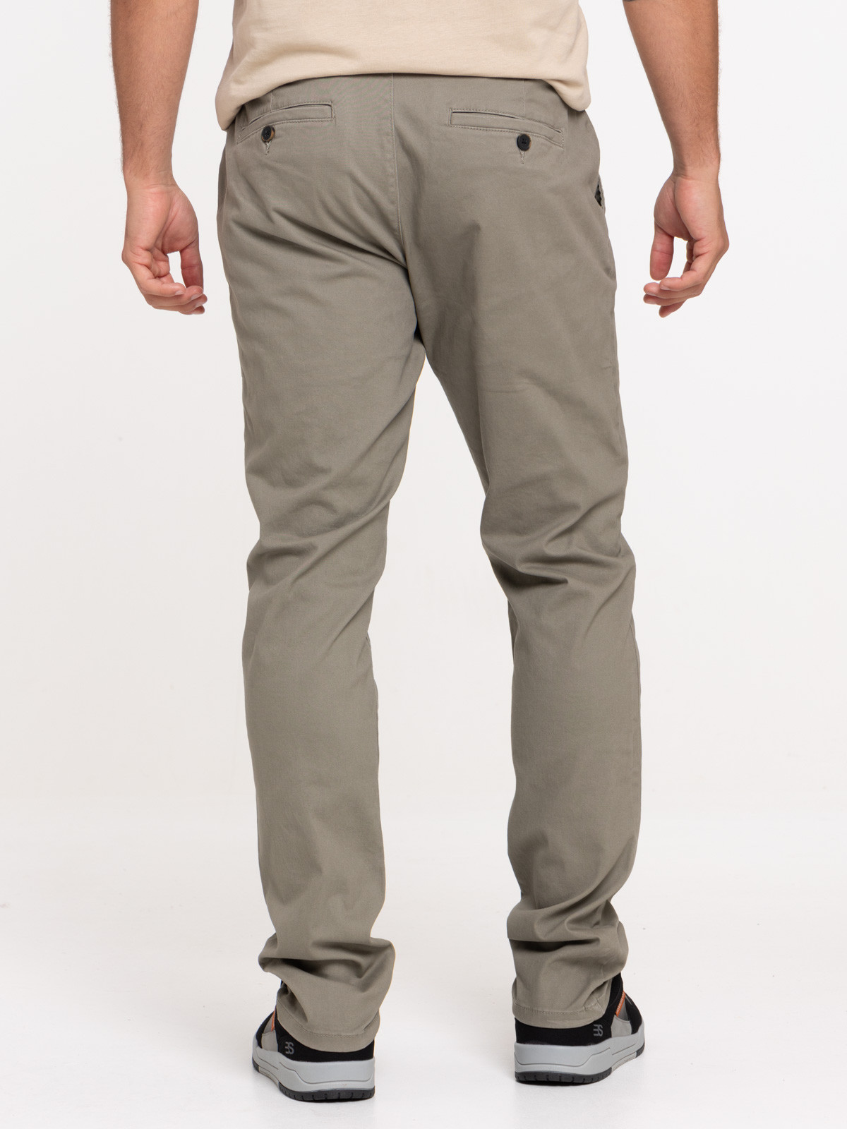 Pantalon chino slim tilleul homme