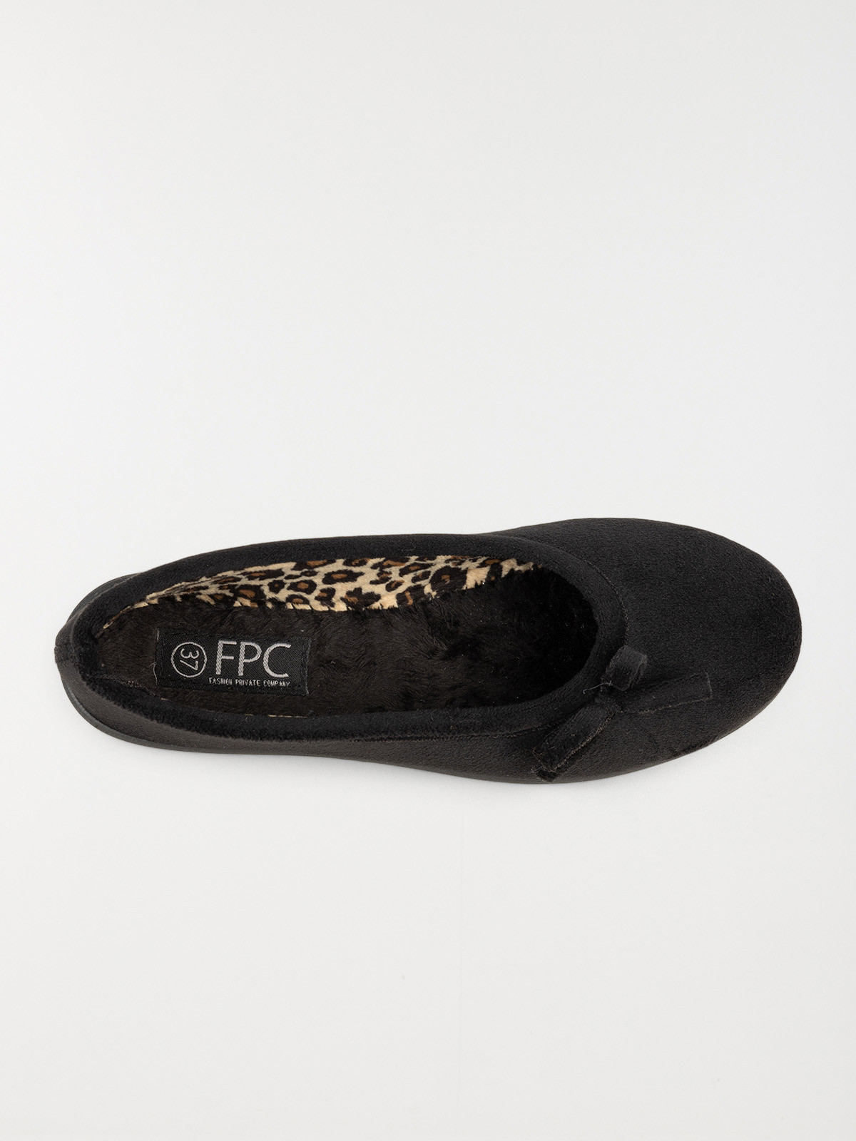 Pantoufle ballerine noir femme (36-42) Pantoufle ballerine noir femme (36-42)