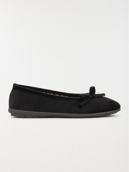 Pantoufle ballerine noir femme (36-42)