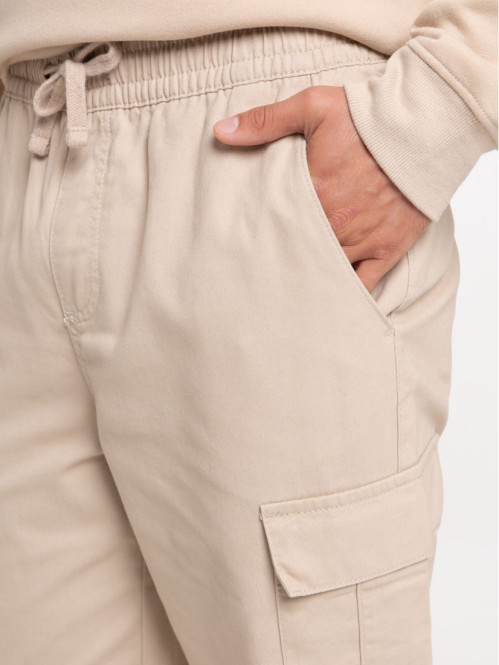Pantalon cargo sable homme