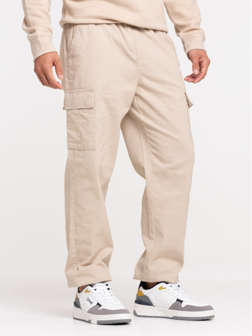 Pantalon cargo sable homme