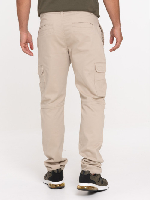 Pantalon cargo sable homme