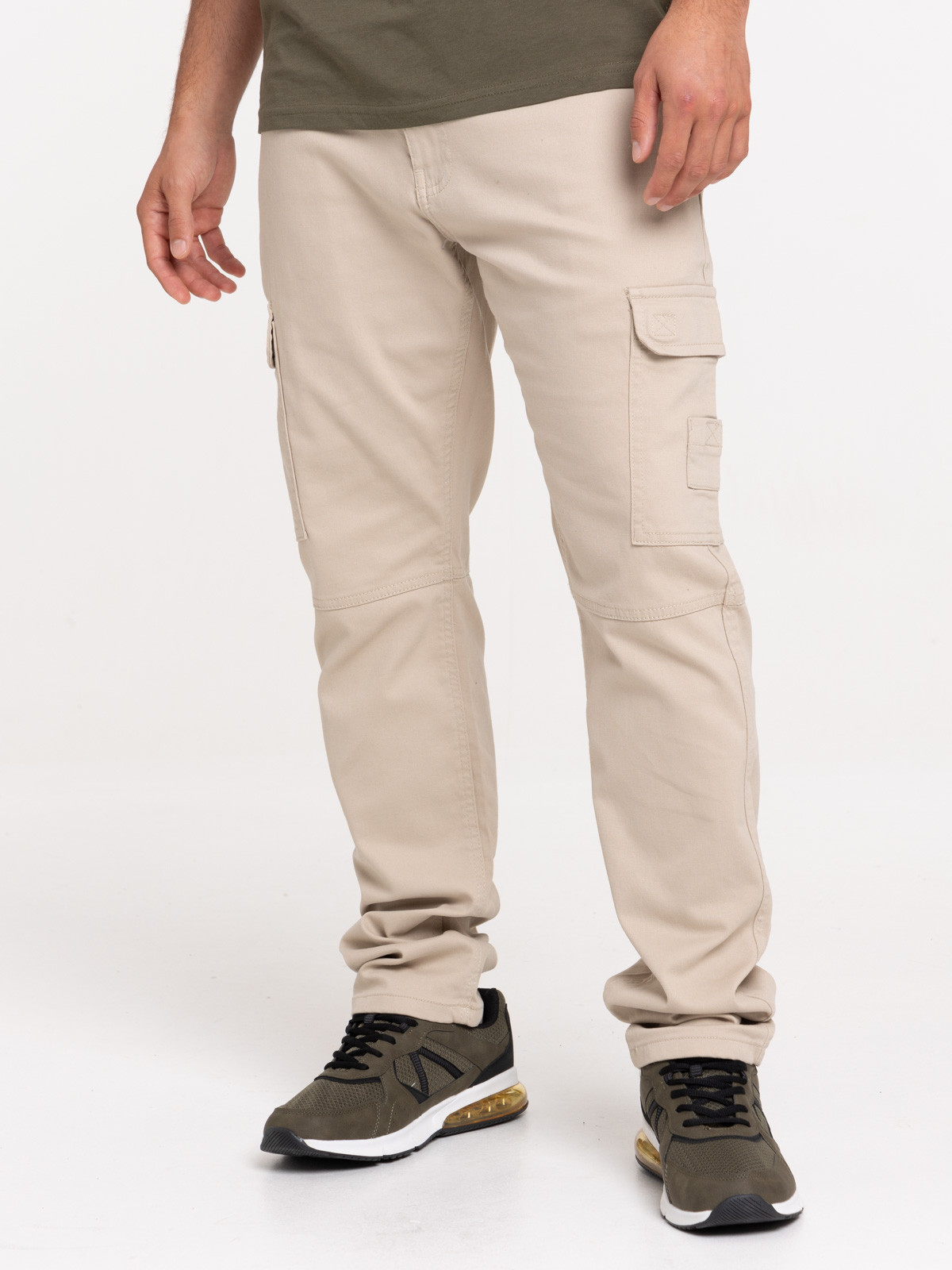 Pantalon cargo sable homme
