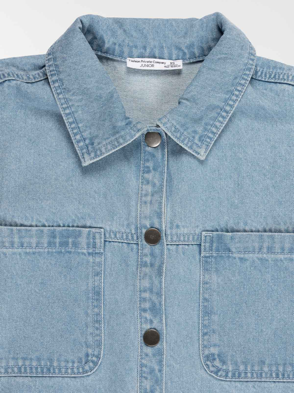 Surchemise jean fille (XXS-M)