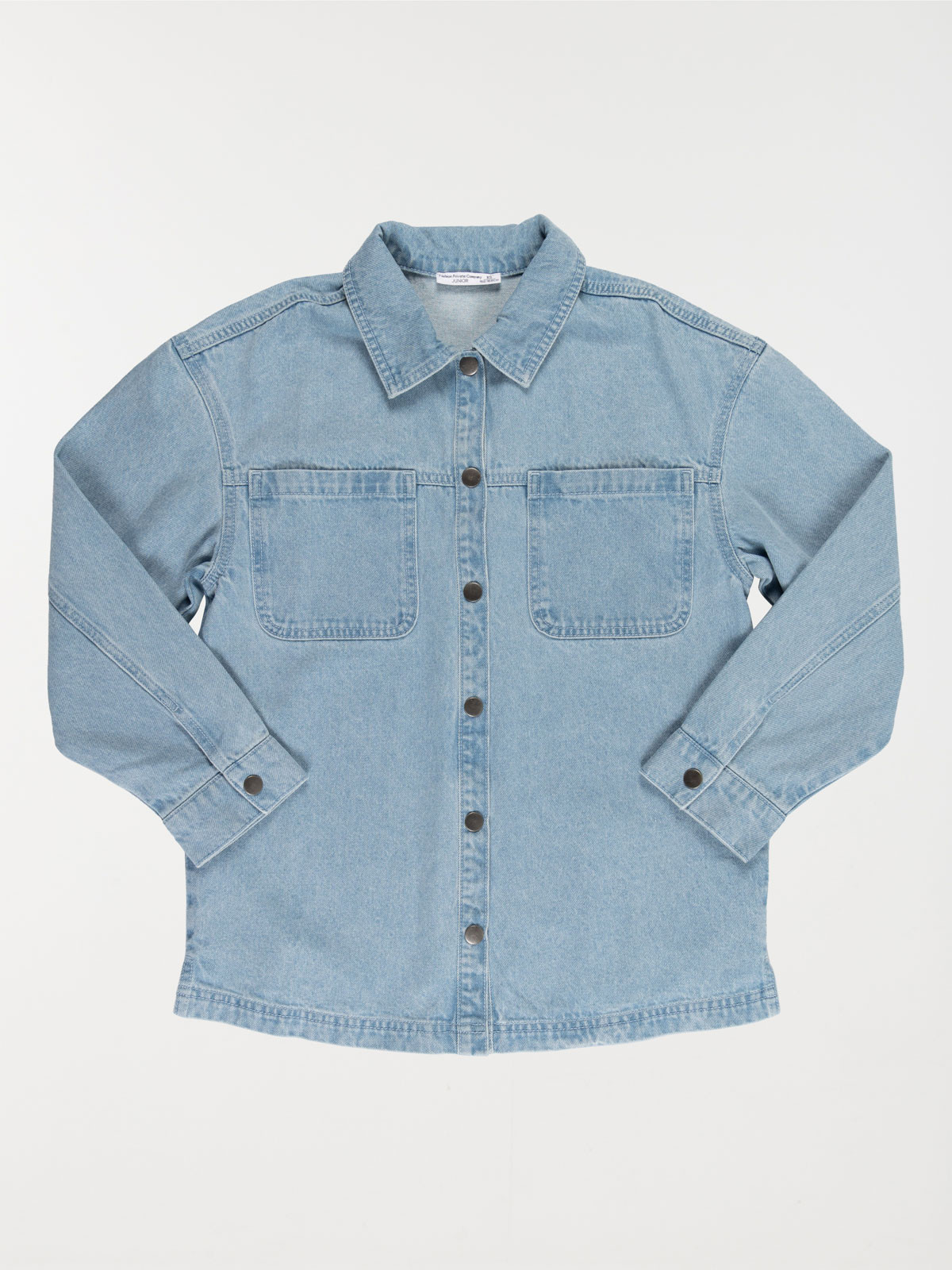 Surchemise jean fille (XXS-M)