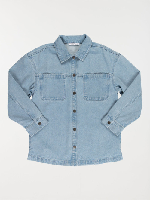 Surchemise jean fille (XXS-M)