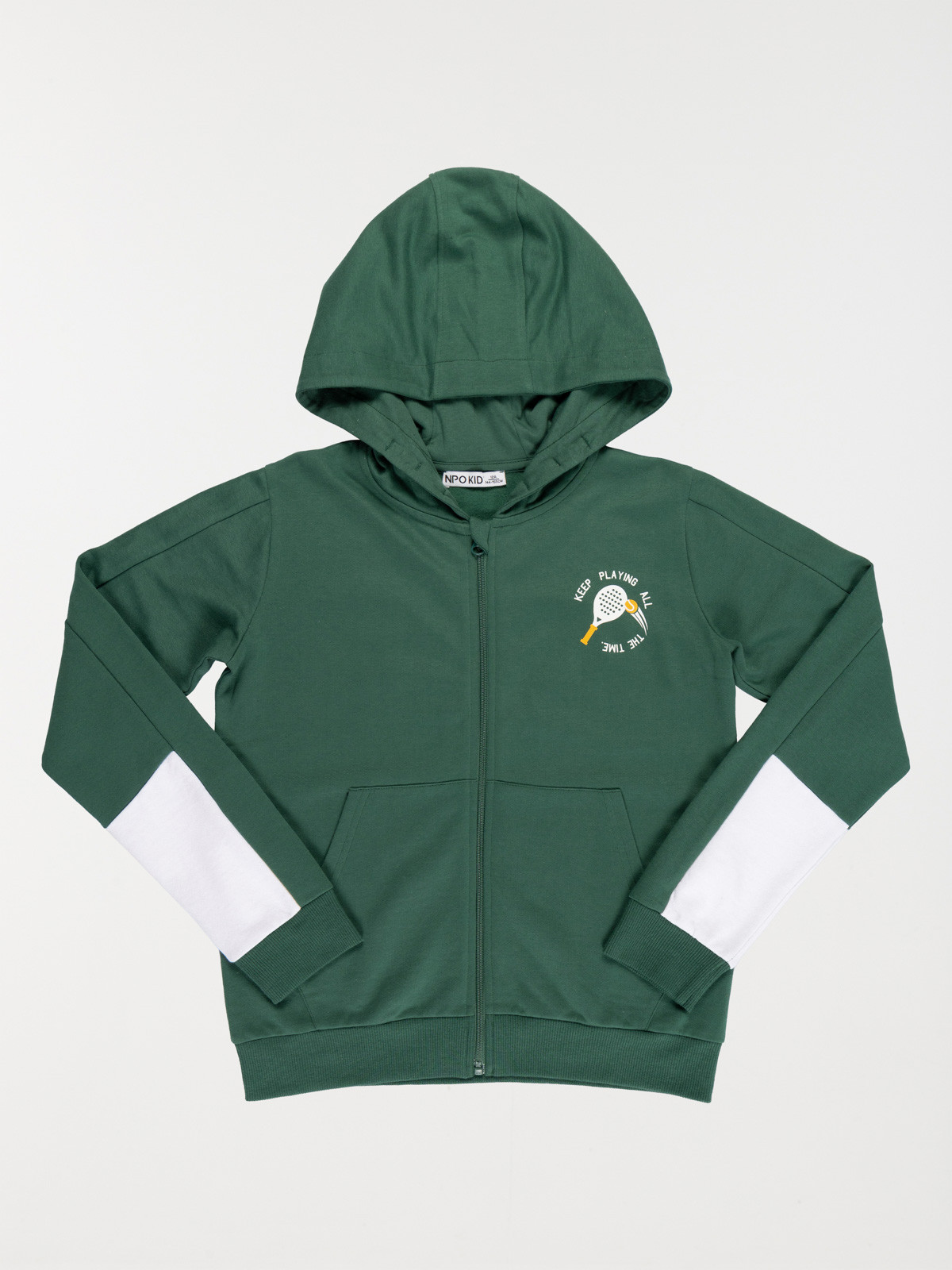 Sweat zippé à capuche garçon (3-12A)