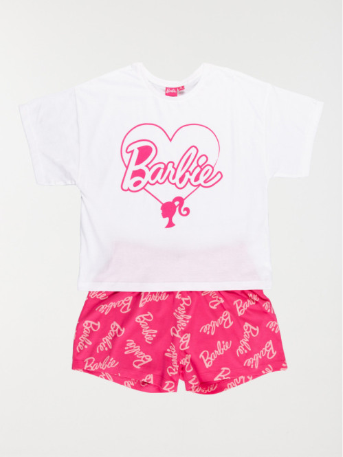 Pyjashort Barbie fille (XXS-M)