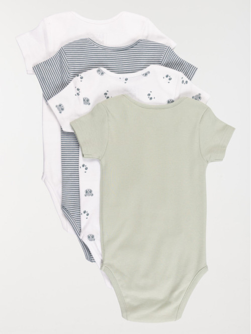 Lot de 4 bodies panda...